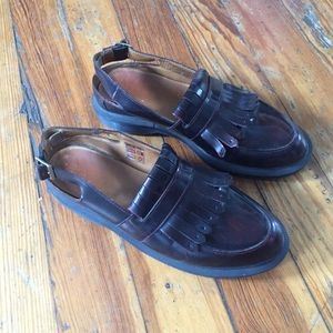 Leather Open-backed Fringe Loathers